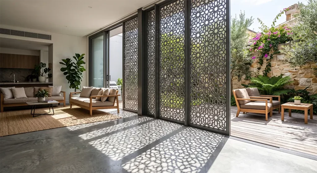 Aluminium Screen Dividers Custom Panels